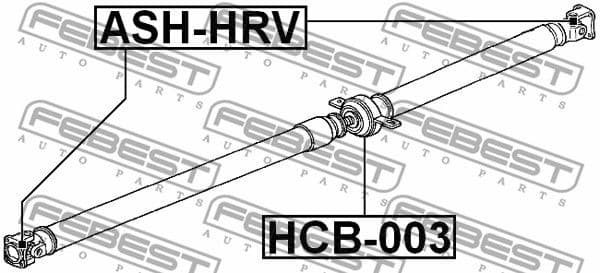 Joint, propshaft ASH-HRV - image 2