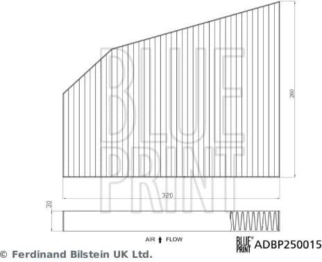 Filter, cabin air ADBP250015 - image 2