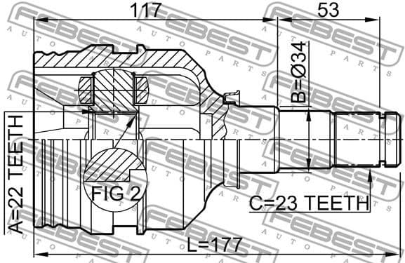 Joint Kit, drive shaft 0111-AV220 - image 2