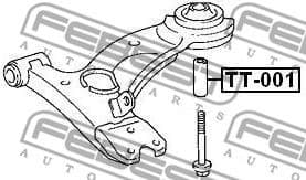Sleeve, control arm mounting TT-001 - image 2