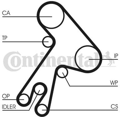 Timing Belt CT583 - image 3