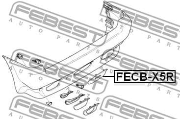 Flap, tow hook FECB-X5R - image 2