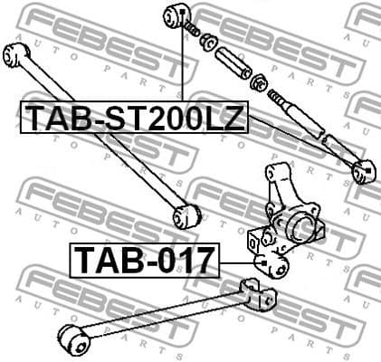 Mounting, control/trailing arm TAB-ST200LZ - image 2