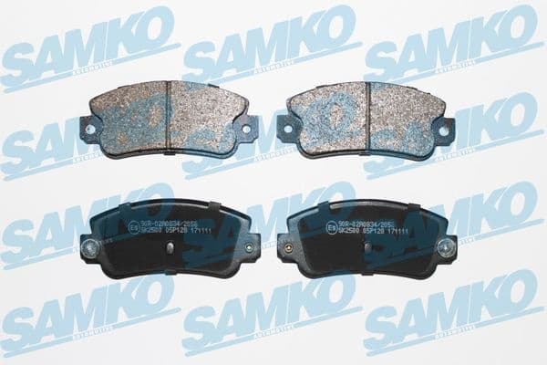 Brake pads rear 5SP128 . - image 2