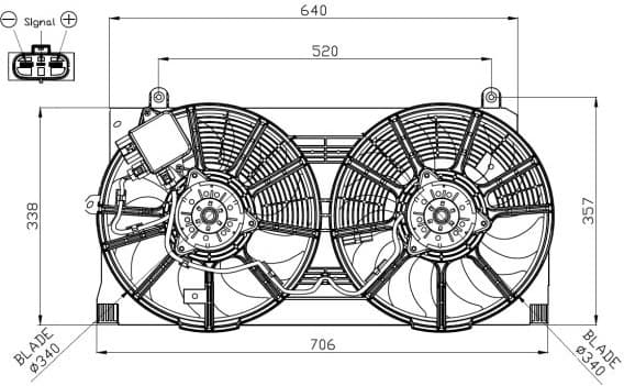 Fan, engine cooling 47943