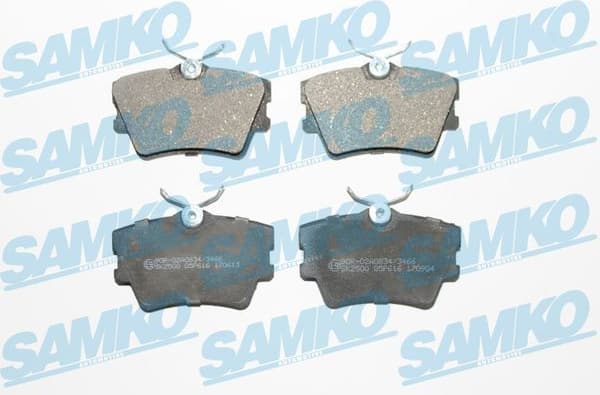 Brake pads rear 5SP616 - image 3