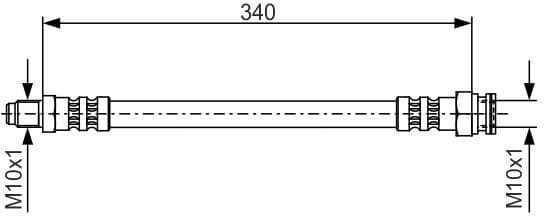 Brake Hose 1 987 476 393