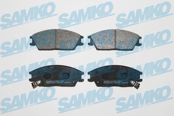 Brake Pad Set, disc brake 5SP542 - image 2