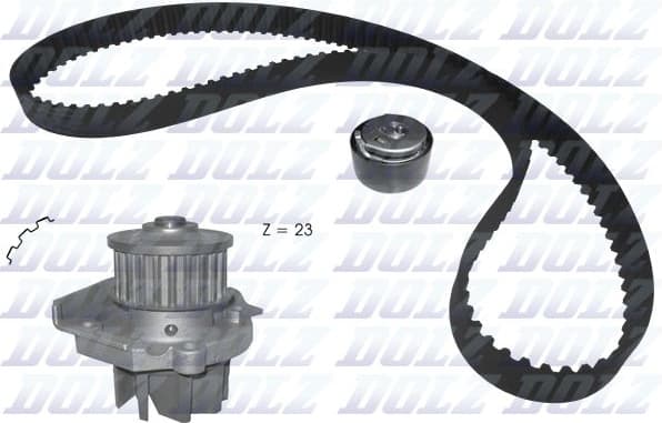 Water Pump & Timing Belt Kit KD161