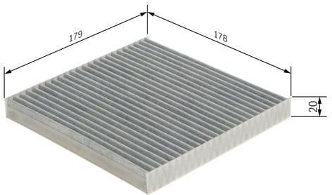 Filter, cabin air 1987432566