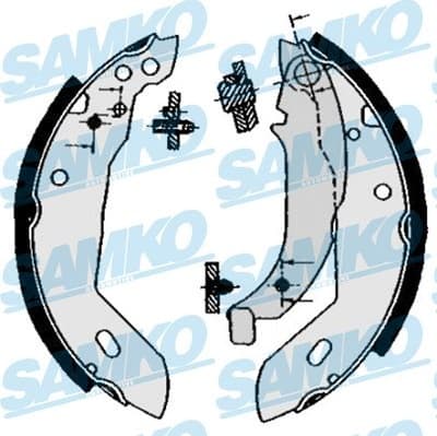 Brake shoes 84670 - image 2