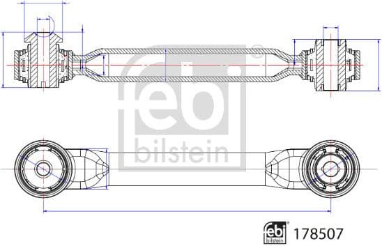 Control/Trailing Arm, wheel suspension 178507