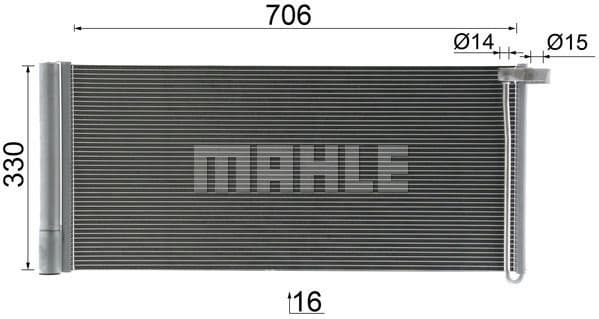 Condenser, air conditioning BEHR *** PREMIUM LINE *** AC 425 000P - image 5