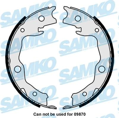 Brake shoes handbrake 81034 - image 2