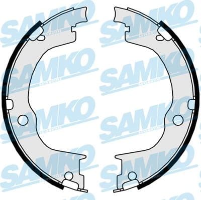 Brake shoes handbrake 89750 - image 2