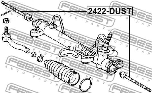 Inner Tie Rod 2422-DUST - image 2