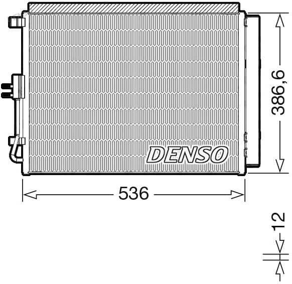 Condenser, air conditioning DCN43009