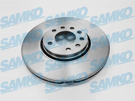 Brake disc, 1pcs FRONT O1002V