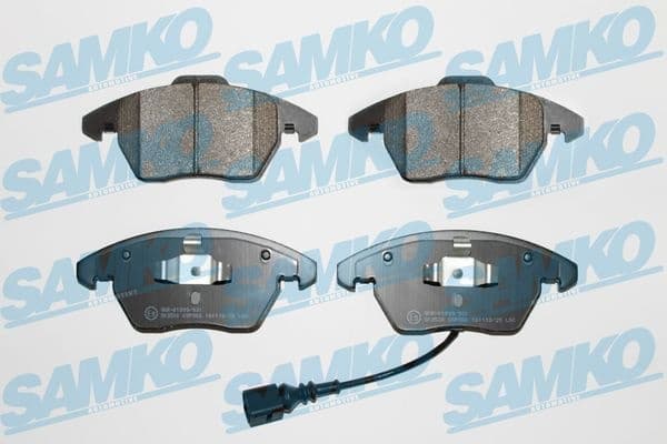 Brake Pad Set, disc brake 5SP866 . - image 2