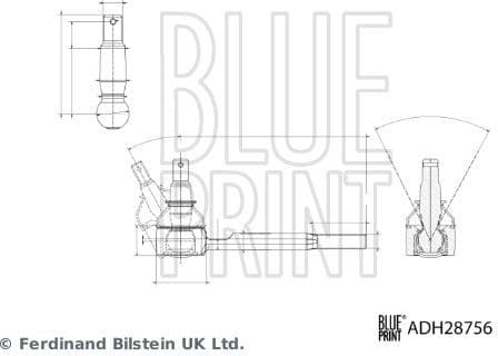 Tie Rod End ADH28756 - image 2