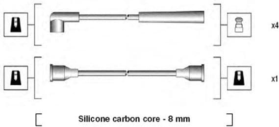 Ignition Cable Kit 941185070768