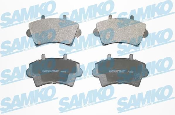 Brake Pad Set, disc brake 5SP884 . - image 2