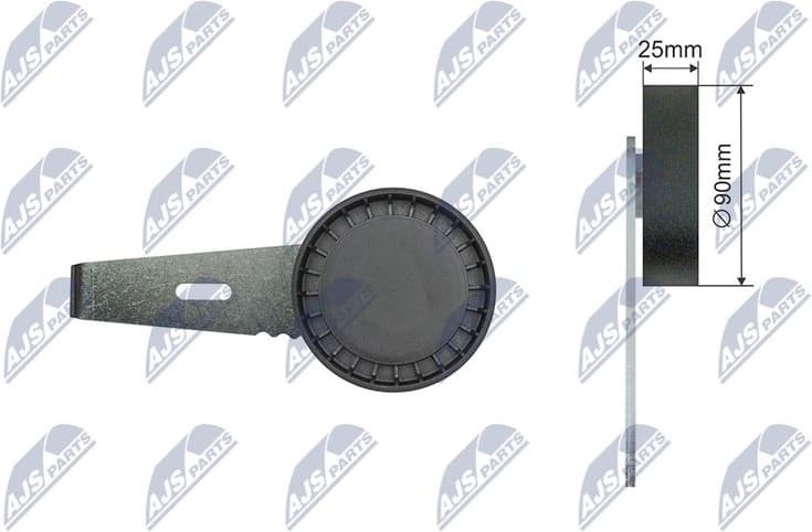 Tensioner Pulley, V-ribbed belt RNK-CT-054