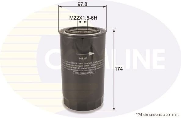 Oil Filter EOF223 - image 2