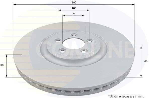 Brake Disc COATED ADC1256V - image 2
