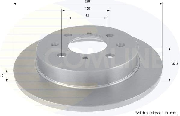 Brake Disc COATED ADC0573 - image 2