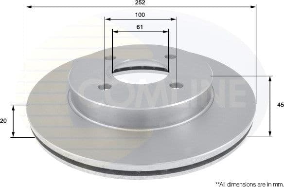 Brake Disc ADC0262V - image 2