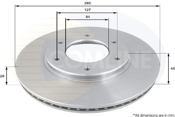 Brake Disc COATED ADC0176V - image 2