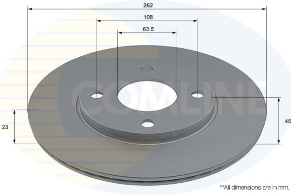 Brake Disc COATED ADC2880V - image 2