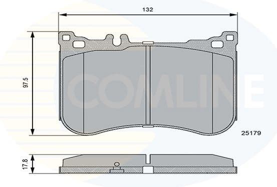 Brake Pad Set, disc brake CBP06114
