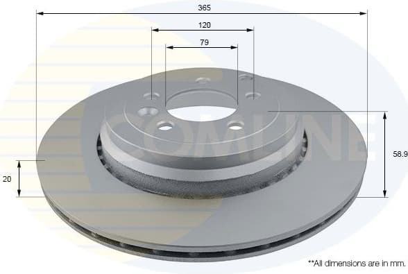 Brake Disc ADC1281V - image 2