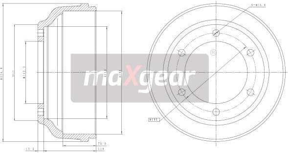 Brake Drum 19-2304