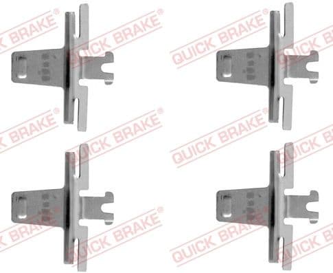 Accessory Kit, disc brake pad 109-1018