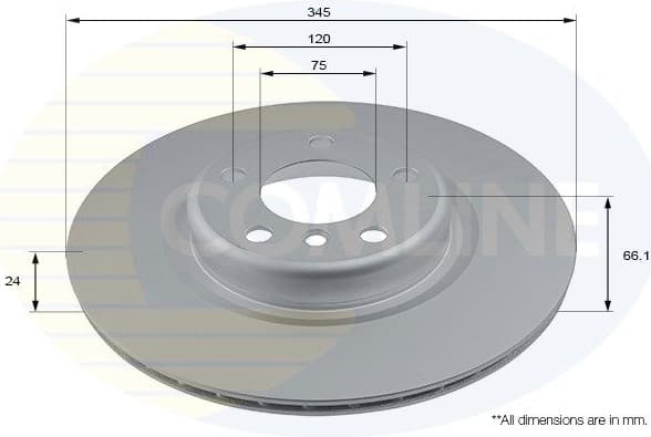 Brake Disc COATED ADC2837V - image 2