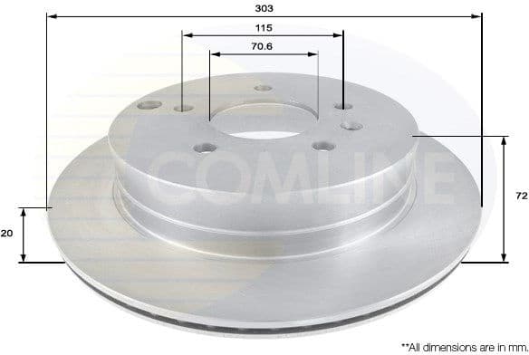 Brake discs kit rear, (2pcs) ADC1147V - image 2