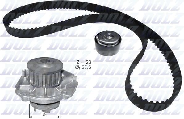Water Pump & Timing Belt Kit KD119