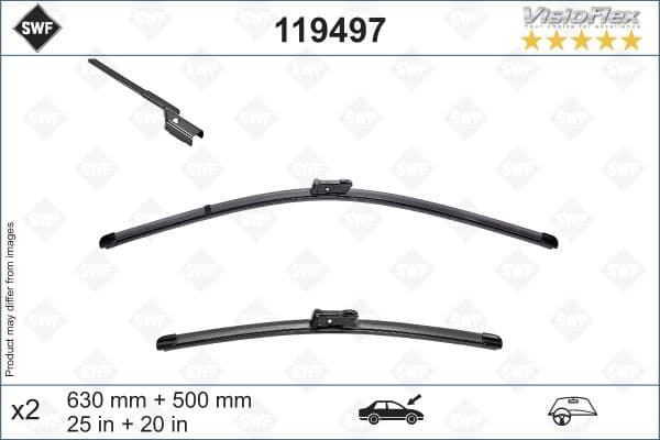 Wiper Blade DAS ORIGINAL SET 119497