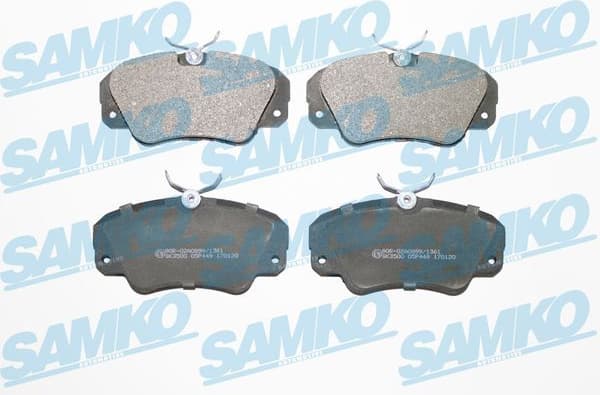Brake Pad Set, disc brake 5SP449 . - image 2