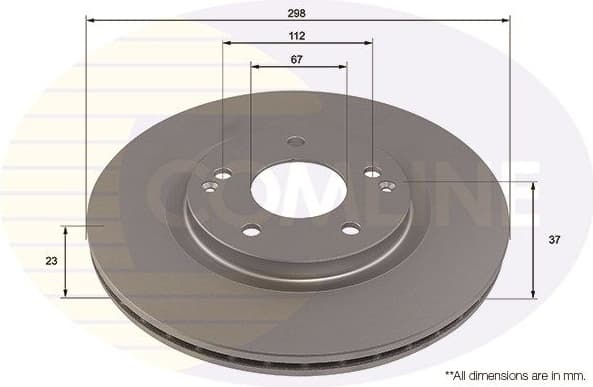 Brake Disc COATED ADC2954V - image 2