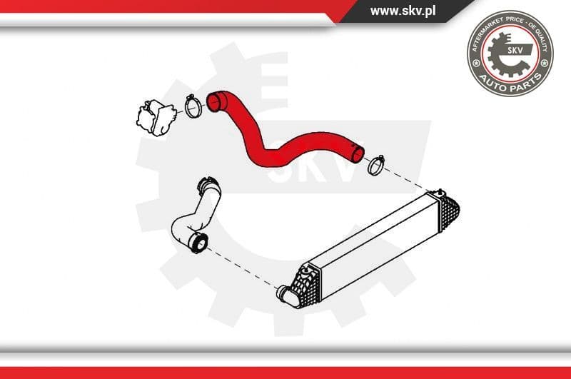 Charge Air Hose 43SKV172 - image 4