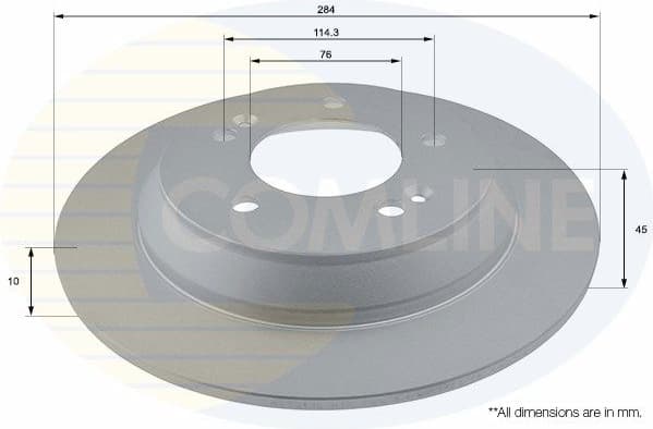 Brake Disc COATED ADC2812