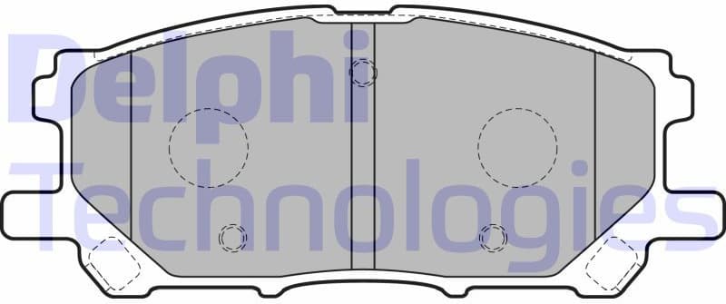 Brake Pad Set, disc brake LP1823