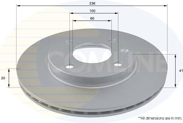 Brake Disc COATED ADC2808V