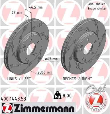 Brake Disc BLACK Z 400.1443.53