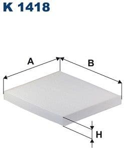 Filter, cabin air K 1418