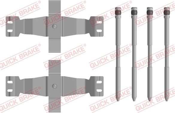 Accessory Kit, disc brake pad 109-0122